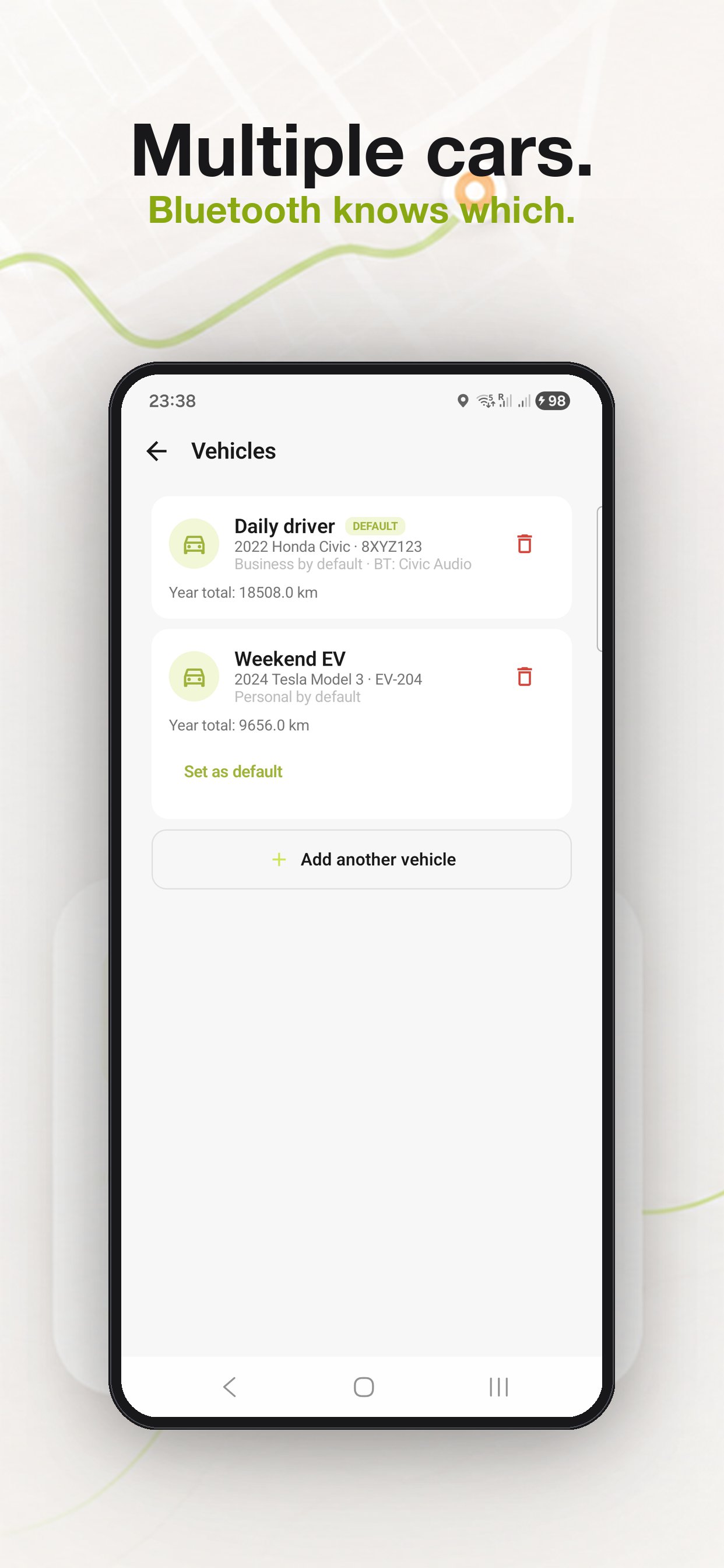 Multi-vehicle setup