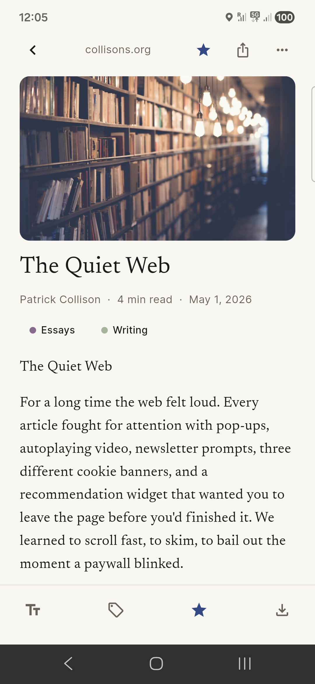 PageVault reader