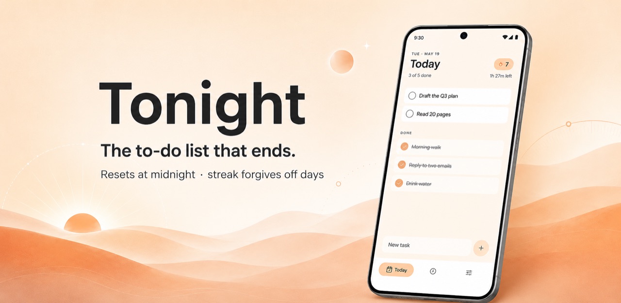 Tonight - Daily Tasks & Streak
